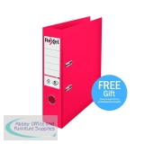 Rexel Choices 75mm Lever Arch File Polypropylene A4 Red 2115504