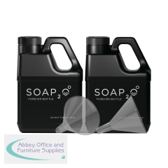 Forever Bottles with Funnels 4 Litres (Pack of 2) S2O4LFBX2