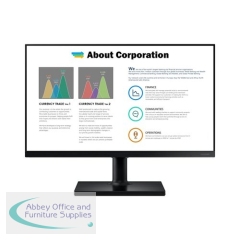 Samsung T45F 22 Inch Full HD Height Adjustable Monitor LF22T450FQRXXU