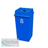 Paper Recycling Bin Base 132.5L Blue 324161 (Lid not included Pack) 324161