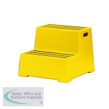 Yellow Plastic 2 Tread Safety Step 325097
