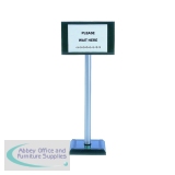 PVC Post 110cm with Sign A4 Holder 370445