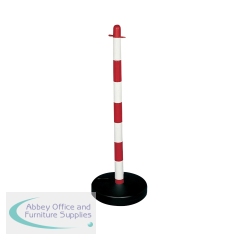 Bi-Pose Red/White Post and Base 372388