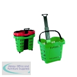 Giant Shopping Basket/Trolley Green SBY20755