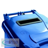 Confidential Waste Wheelie Bin 240 Litre Blue 377892