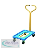 Plastic Dolly with Handle Blue 365127