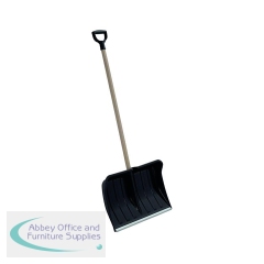 Alpinus Eco Snow Pusher Shovel 550x195x1400mm Black 426681