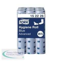 Tork C1 2-Ply Hygiene Rolls 54.45m 165 Sheets Blue (Pack of 18) 152226