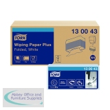 Tork W4 Wiping Paper + White 2-Ply 200 Sheets (Pack of 5) 130043
