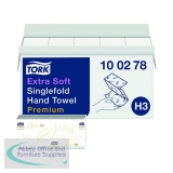 Tork Singlefold Hand Towel H3 White 200 Sheets (15 Pack) 100278