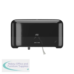 Tork OptiServe Coreless 2-Roll Toilet Roll Dispenser Black 558068