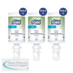 Tork Clarity Hand Wash Foam Soap Refills (Pack of 6) 3For2