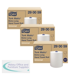 Tork Matic Hand Towel H1 Roll 280m White (Pack of 6) 3For2