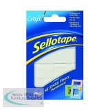 Sellotape Sticky Fixers Permanent 12mmx25mm (56 Pack) 1445423