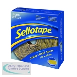 Sellotape Sticky Hook Spots 22mm (125 Pack) 1445185