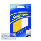 Sellotape Sticky Hook and Loop Pads 20mmx20mm (24 Pack) SE4542