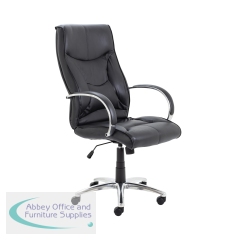 5 Star Lacuna Executive Chair Leather Black SF1004344