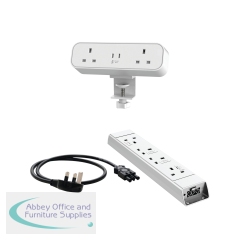 5 Star Cubi On Desk Power Bundle White SF1004346