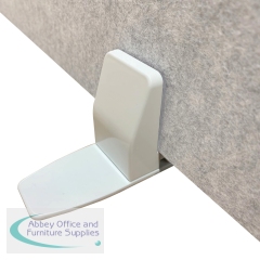 5 Star PET Surface Mounted Screen Holder for Desk Mounted Screen White SF1004359