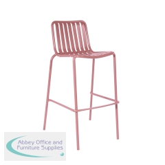 Lark Bar Chair Aluminium Next Day Delivery Brick Dust 1043410ND