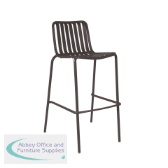 Lark Bar Chair Aluminium Next Day Delivery Charcoal 1043412ND