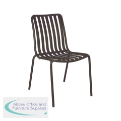 Lark Side Chair Aluminium Next Day Delivery Charcoal 1043418ND