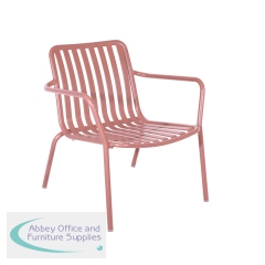 Lark Low Armchair Aluminium Next Day Delivery Brick Dust 1043428ND