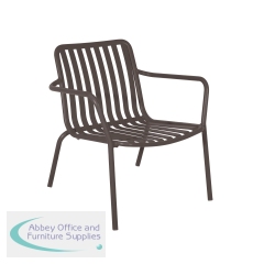 Lark Low Armchair Aluminium Next Day Delivery Charcoal 1043430ND