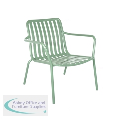 Lark Low Armchair Aluminium Next Day Delivery Fair Green 1043432ND