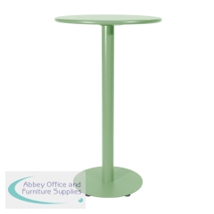 Lark Round High Bar Table Aluminium Next Day Delivery Fair Green 1043444ND