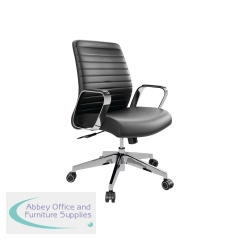 5 Star Slate Executive Chair with Fixed Arms Black/Chrome SF8976576
