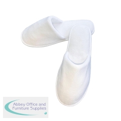Coral Fleece Slipper in Paper Bags Closed Toe 30cm EVA Sole (Pack of 100) SUPCFY003