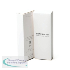 White Boxed Eco Cornstarch Shaving Kit (Pack of 250) I017
