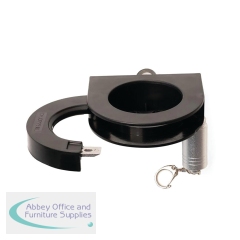 M System Black Single Bracket 93x50x85mm (Pack of 2) SUPCJSI007