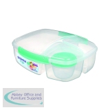 SIS20920 - Sistema 3 Split Lunch Box with Yoghurt Pot 2L 20920