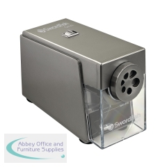 Swordfish Omni Electric Pencil Sharpener Silver 40391
