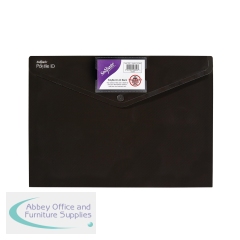 Snopake Polyfile ID A4 Polypropylene Black (Pack of 5) 12491