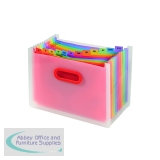 Snopake Rainbow 13 Part Desk Expander A4 15809