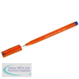 Pentel S570 Ultra Fine Pen Plastic 0.6mm Tip 0.3mm Line Blue Ref S570-C [Pack 12]