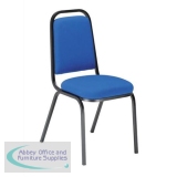 Trexus Banquet Chair Blue/Black Frame 390x355x485mm Ref 56801