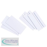 5 Star Value Envelopes DL Wallet Self Seal White 90gsm [Pack 1000]