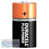 Duracell Plus Power Battery Alkaline 1.5V C Ref 81275429 [Pack 2]