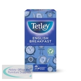 Tetley Individually Enveloped Tea Bags English Breakfast Drawstring in Envelope Ref 1278 [Pack 25]