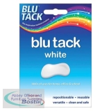 Bostik Blu Tack White Mastic Adhesive Non-toxic Handy Pack 60g Ref 801127 [Pack 12]
