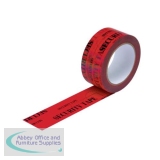 Security Tape Tamper Evident 48mmx50m Red