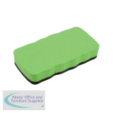 5 Star Elite Drywipe Eraser Magnetic Lime Green
