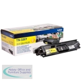 Brother Laser Toner Cartridge High Yield Page Life 3500pp Yellow Ref TN326Y