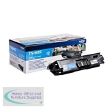 Brother Laser Toner Cartridge Page Life 6000pp Cyan Ref TN900C