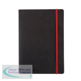 Black By BlackNRed Business Journal Book Soft Cover 90gsm Numbered Pages A6 Ref 400051205