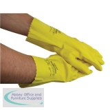 Rubber Gloves Large Yellow [Pair]
